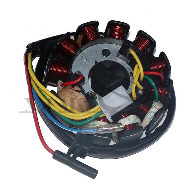 

DC ignition stator magnetic coil generator 11 poles suitable for GY6125cc 150cc Chinese scooter moped ATV four-pocket bicycle