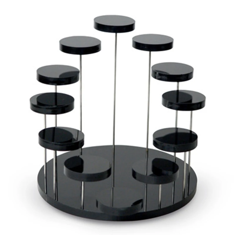 

Multi-Layer Acrylic Ring Display Stand Earring Stand Pendant Gemstone Display Cabinet Jewelry Display Stand