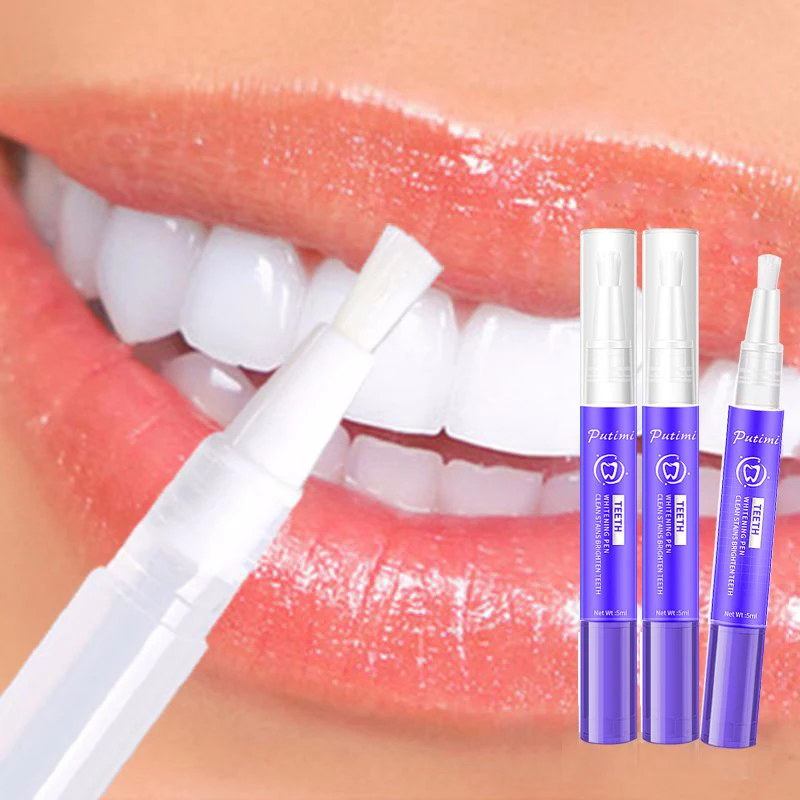 Отбеливающая ручка для отбеливания зубов набор белая отбеливающая полоски