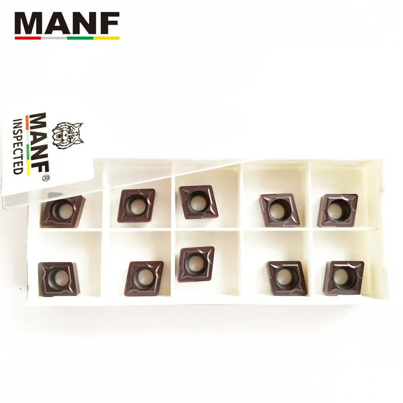 MANF CCMT09T304 Внутренний поворотный Insetrs сталь нержавеющая обработанная износостойкие сверлильные лезвия для sclcr1212h09 винтовой токарный станок