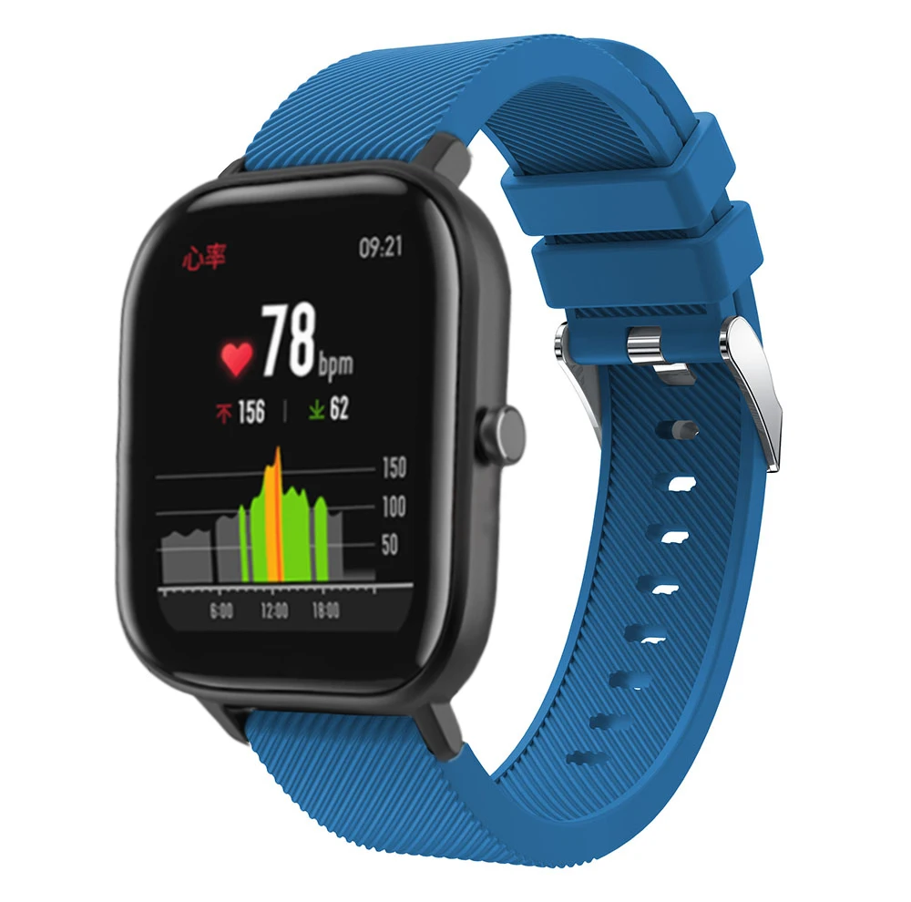 Для Xiaomi Huami Amazfit GTS силиконовый ремешок Замена для Samsung Galaxy watch 42 мм gear sport/s2 Смарт