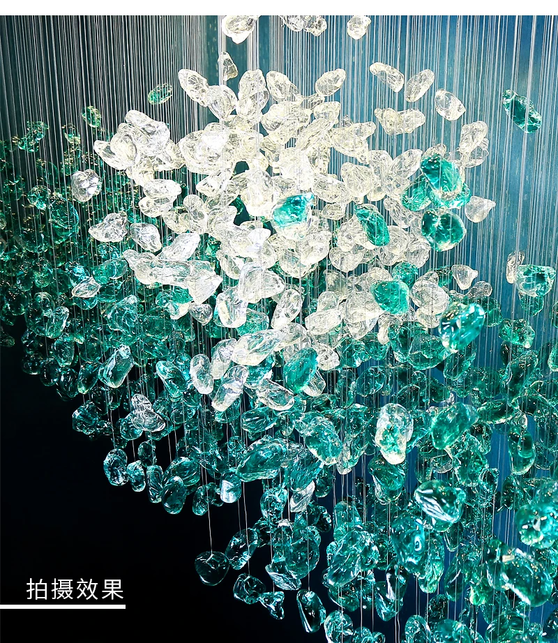 Крупная Инженерная люстра на заказ гостиничная вилла Клубное освещение для лба