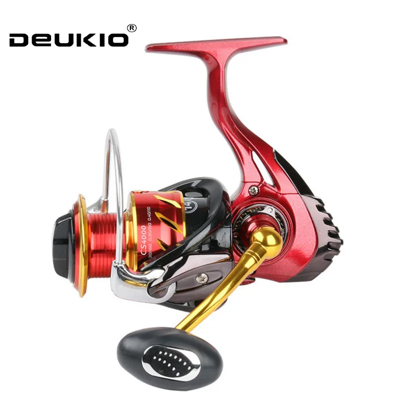 

DEUKIO High Quality Saltwater Fishing Reel CNC Metal Rocker Spinning Reel High Speed Ratio Baitcast Reel Casting Reel