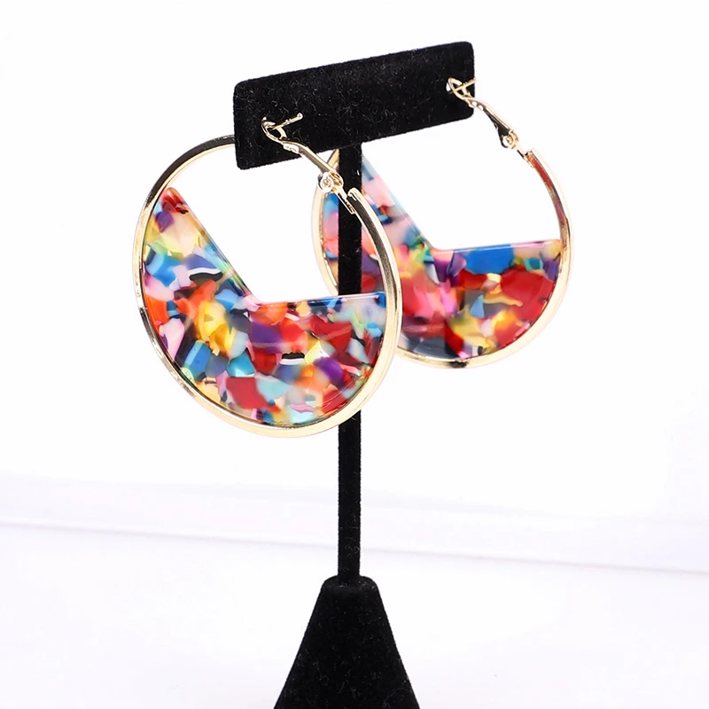 Серьги ювелирные женские серьги акриловые богемные 2019 корейский Леопардовый