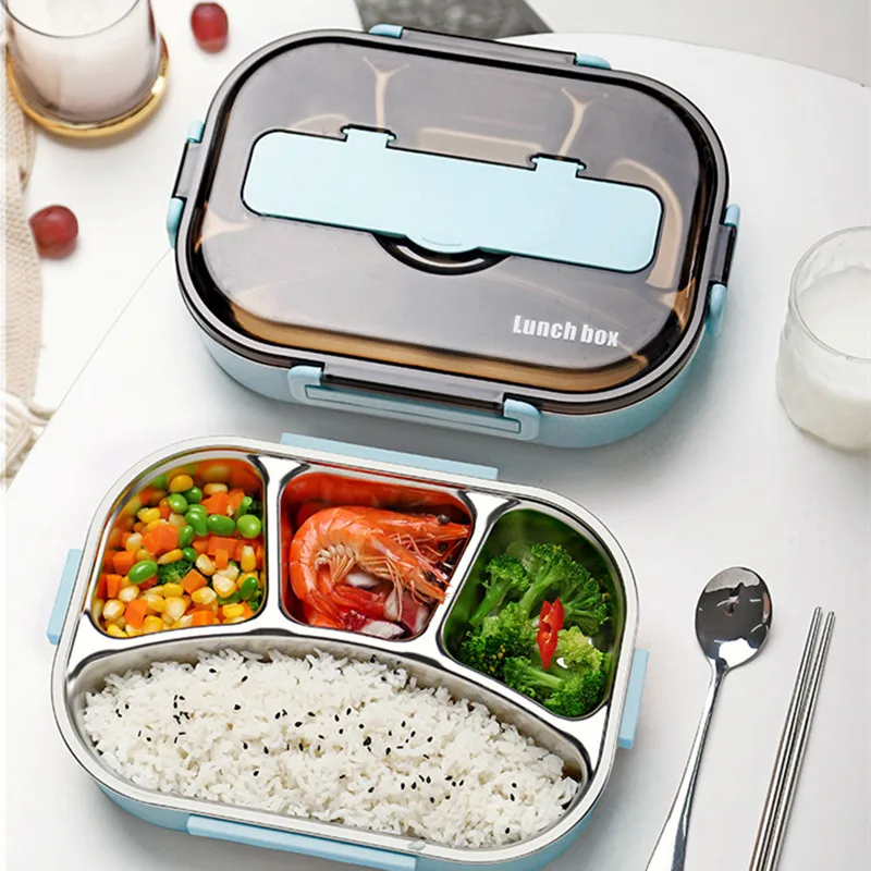 Ланч бокс для детей контейнер еды из нержавеющей стали 304 кухонный Герметичный