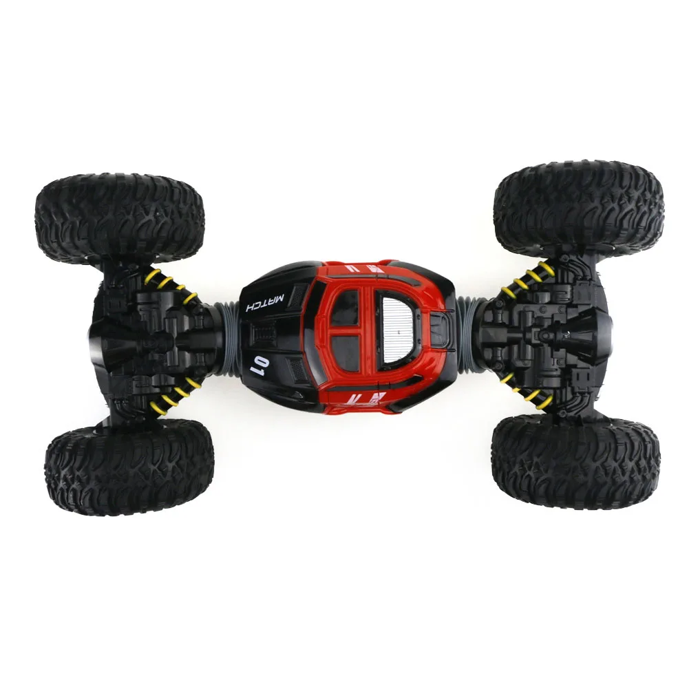 Truck Transform 4WD Toy Off-Road RC Car 2.4G Double Sided Stunt Rechargeable Vehicle Four Wheel Drive Climber Crawler