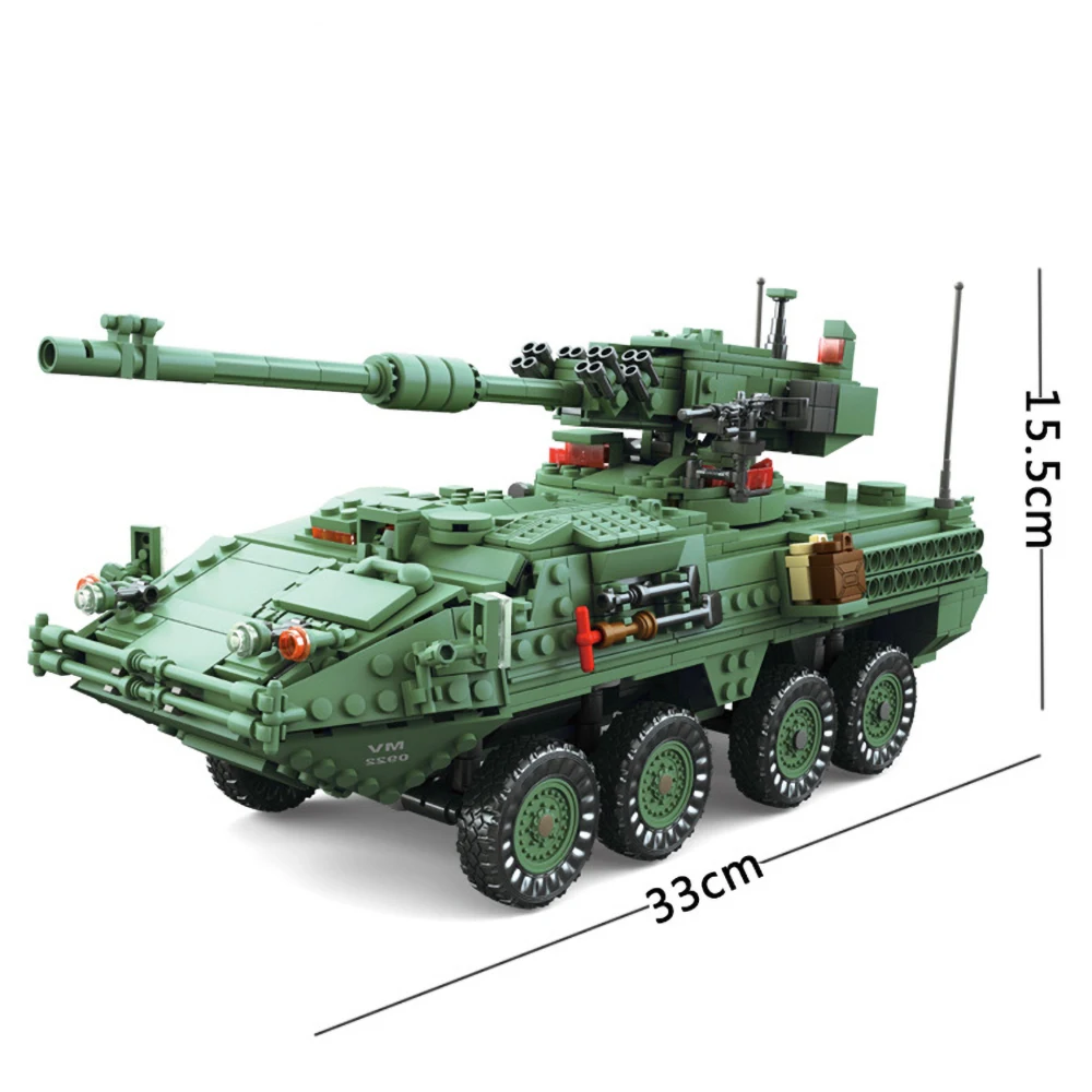 Военной армии США носилки для MGS M1128 Танк бронированный автомобиль Panzer KAZI 3in1