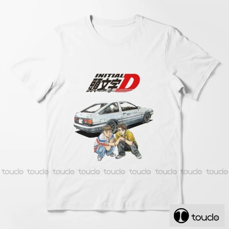 

New Initial D Takumi And Itsuki Men'S Graphic Tees - Cool Novelty Design Graphic T-Shirts For Guys Unisex dad shirts for men