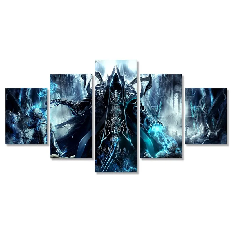 Diablo жнец душ Malthael картина на стену полотно Картины 5 шт. изображение домашний
