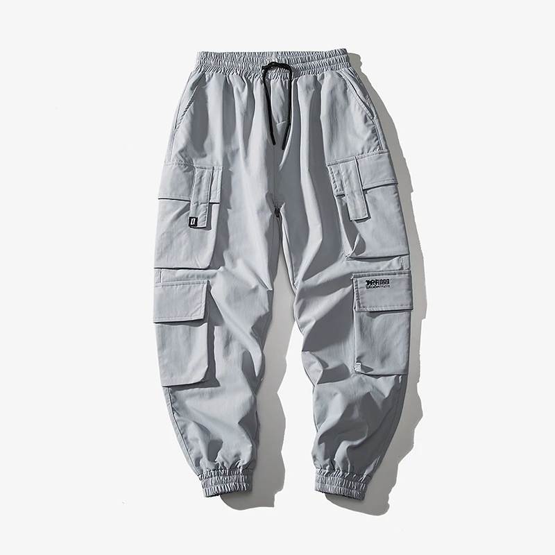 

Streetwear Mens Hip Hop Jogging Pants Casual Men Trousers Big Size Loose Sweatpants Male 2020 New Multi Pocket Harem Pants 5XL