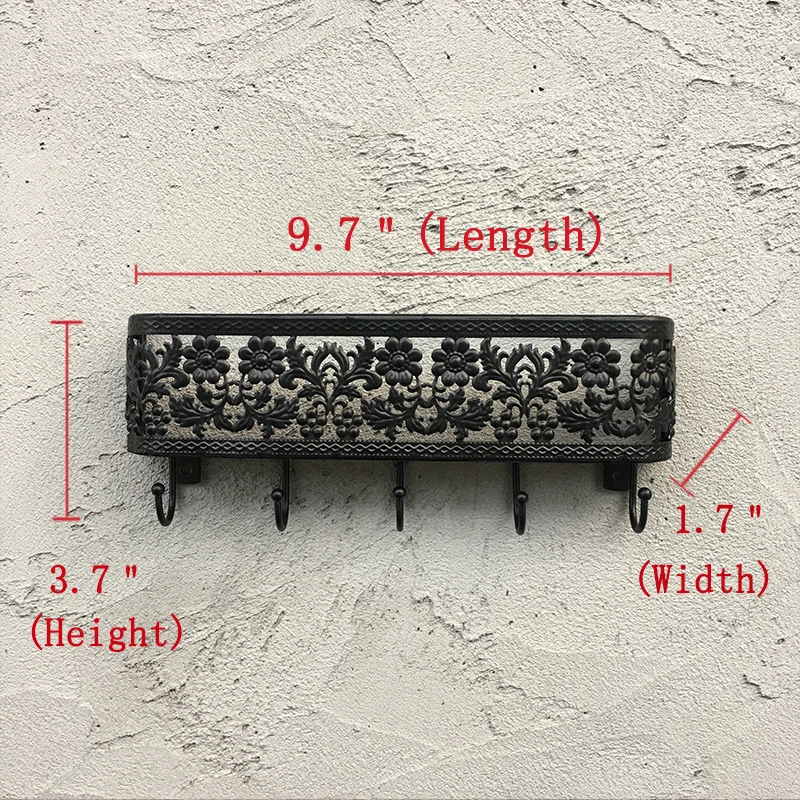 Художественный настенный подвесной держатель для хранения ключей вешалка