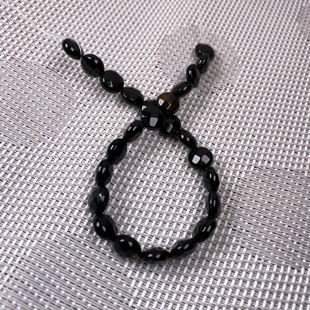 

25Pcs/strand Natural Stone Beads Jewelry Making Section Flat Round Loose Beads Charms DIY Necklace Bracelet Handiwork Accessory