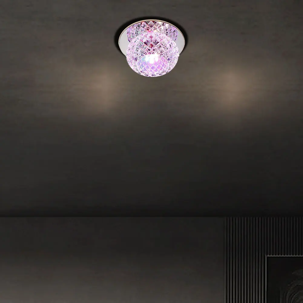 

5 Вт 220 В, украшение для дома, столовая, супер яркий хрустальный роскошный подвесной светильник для гостиной, простой энергосберегающий УФ-св...