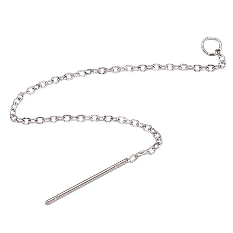 50 пар минималистичные 304 серьги из нержавеющей стали с длинными цепочками нити