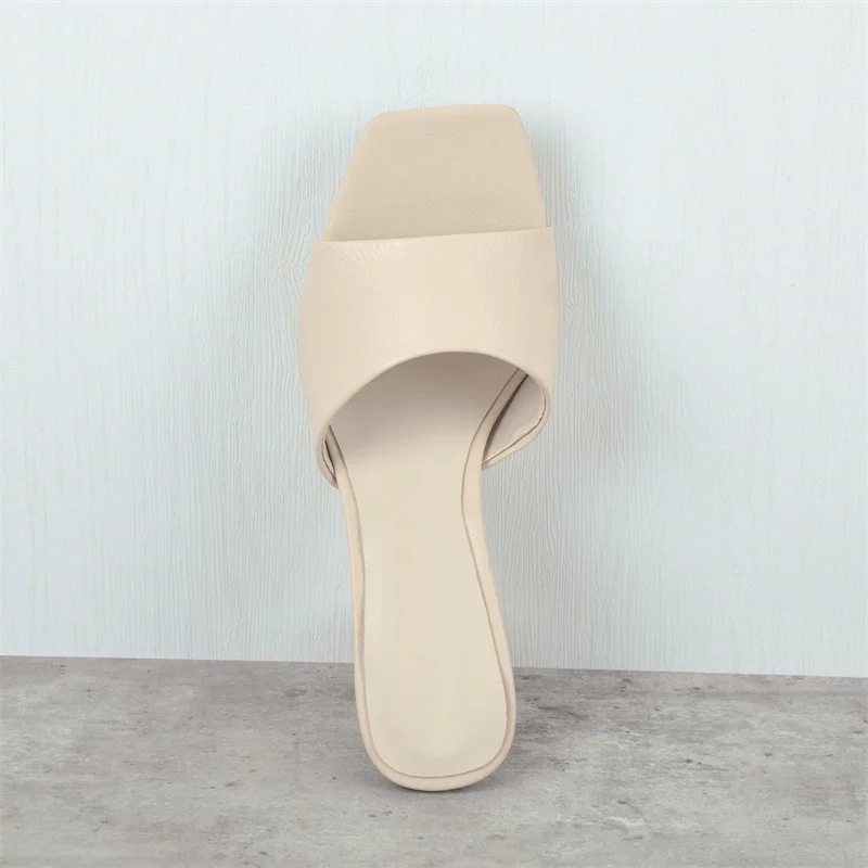 Женские босоножки Onlymaker из мягкой искусственной кожи матовые белые цвета хаки с