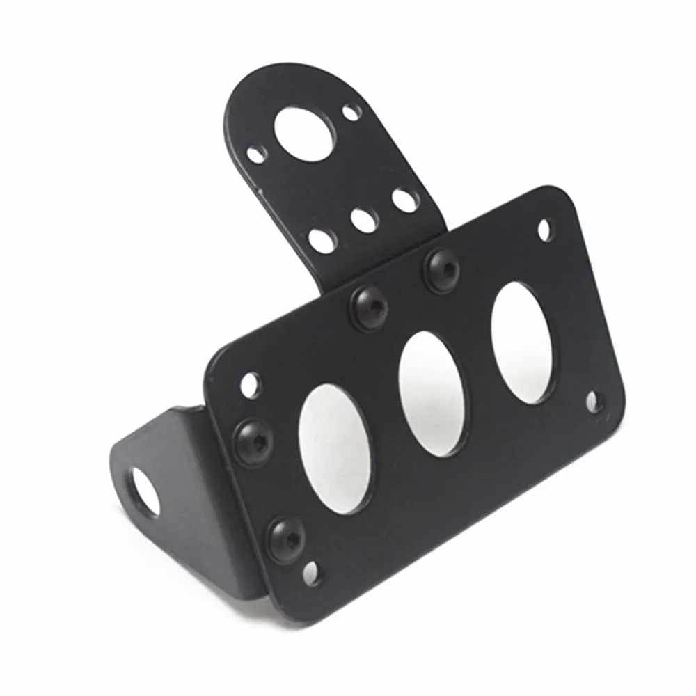 

Motorcycle Side Mount Bracket License Plate Bracket for Harley Bobber Chopper Modified Side License Plate