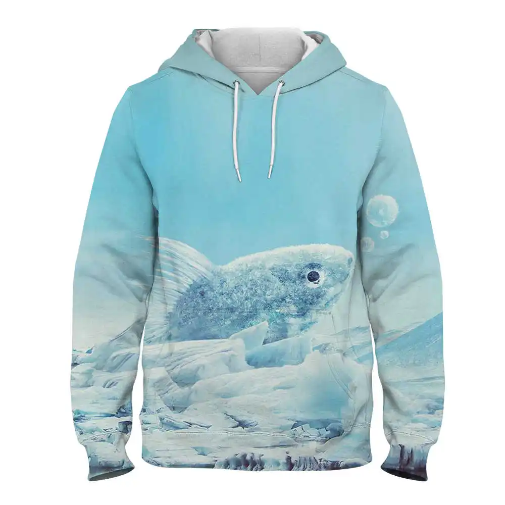 

Fish 3D Print Hoodie Creative Pattern Sweatshirts Men Women Funny Hoodies Spring And Autumn Hooded Pullovers Gothic Clothes Tops