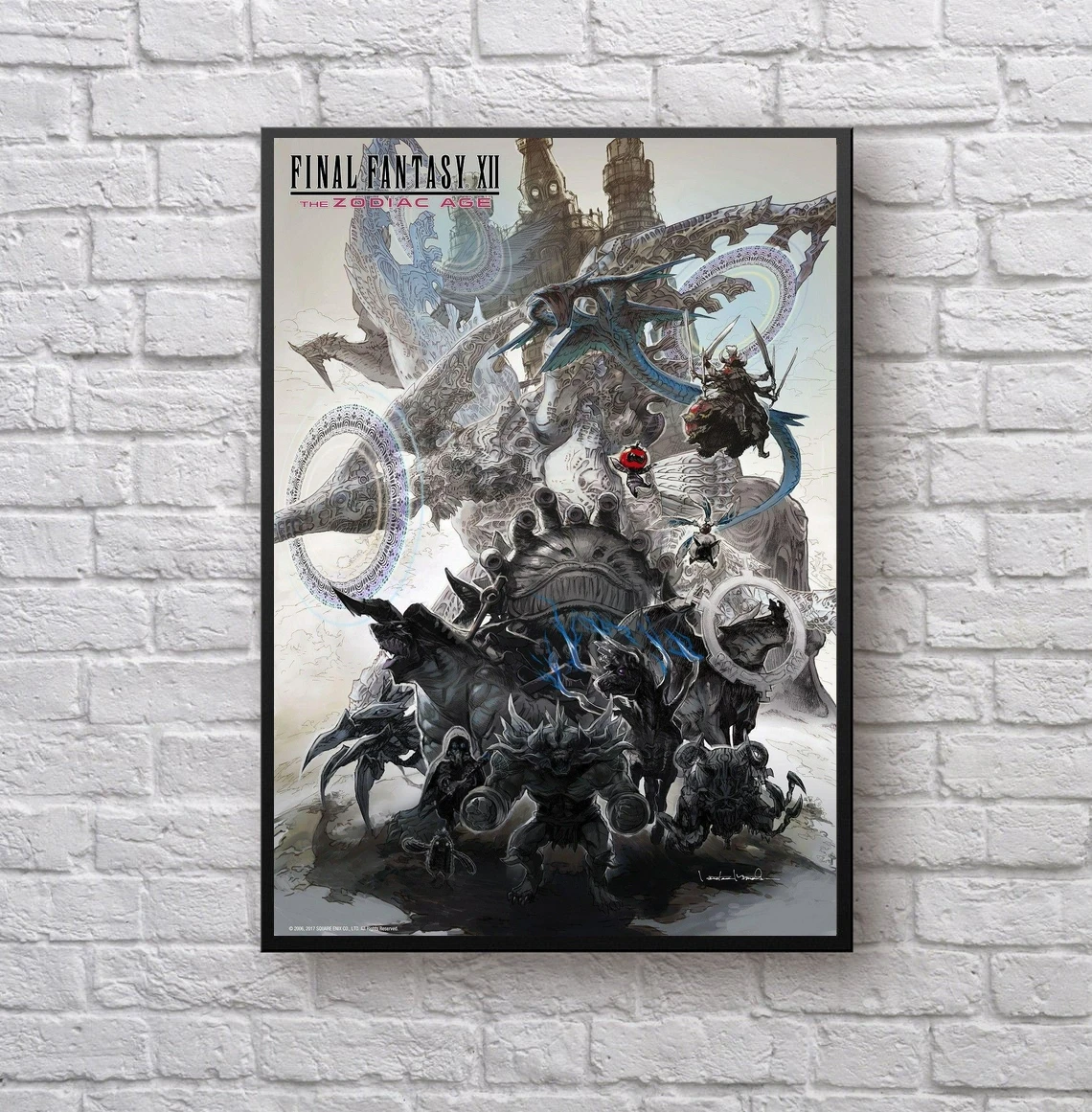 

Элитная фантазия XII видео игра Холст плакат домашняя фотография (без рамки)