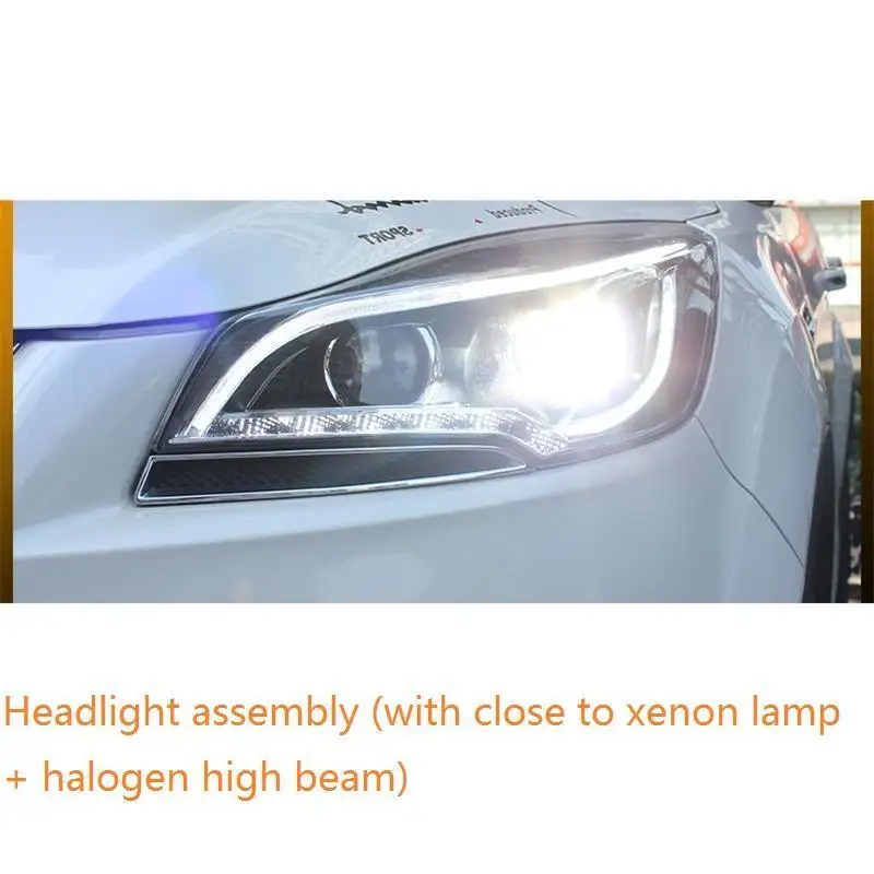 Daytime Running Cob Lights Assembly Styling Led Drl Parts Accessory Side Turn Signal Car Lighting Headlights 17 18 FOR Ford Kuga |
