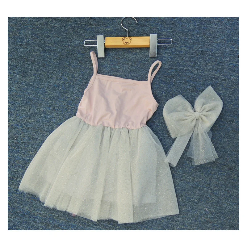 Летние платья для малышей Одежда маленьких девочек с кружевным плетением патч