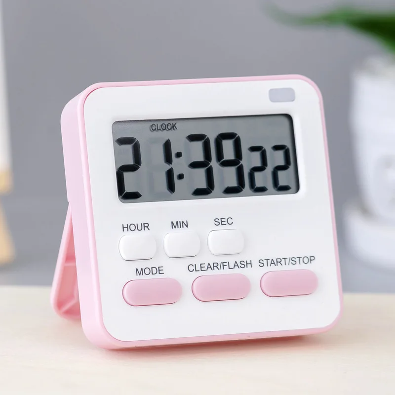 With Flashing Light Timer Cooking Kitchen Sport Study Game Magnetic Countdown Alarm Clock | Дом и сад