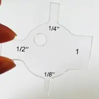 DIY Швейные Инструменты ручка для линейки(сильная Адсорбция) для лоскутного шитья линейка