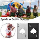 Многофункциональная открывалка для пивных бутылок, чернаясеребристая, из нержавеющей стали