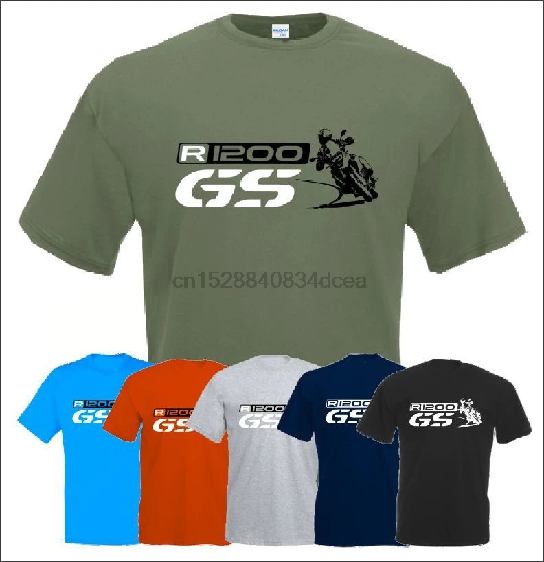 

2019 New Men T Shirt Fashion T Shirt Free Shipping R1200Gs R 1200 Gs T Shirt Motorcycles Motorrad Fans Custom Tee Shirt