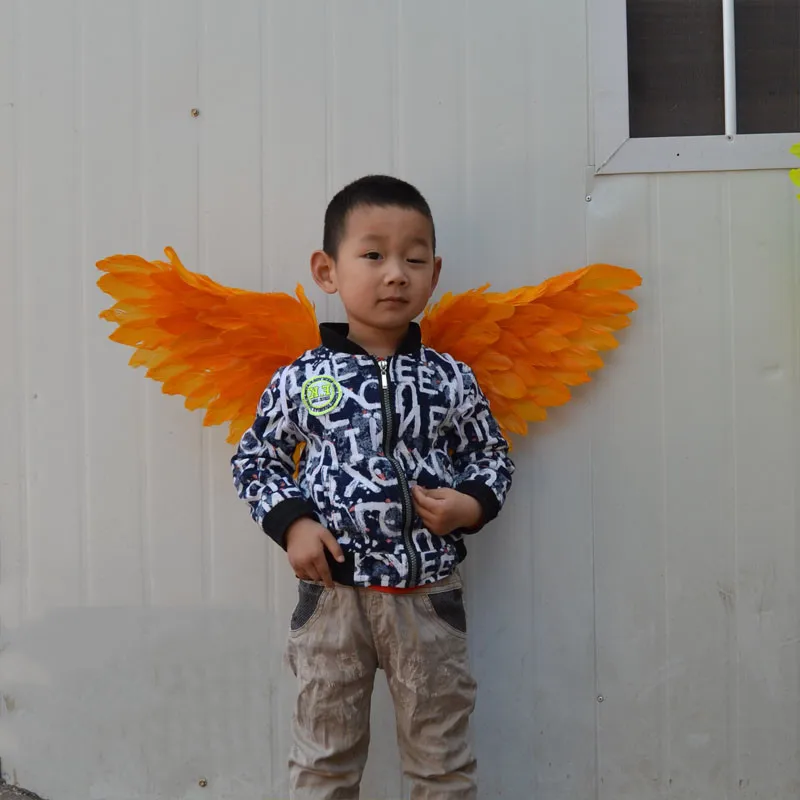 Костюм для косплея Крылья ангела взрослых и детей Радужное перо реквизит