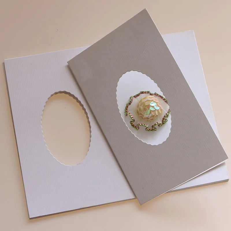 DIY Gift Card blank Wedding set Yan paper origami cards birthday card manual hand-painted half finished | Дом и сад