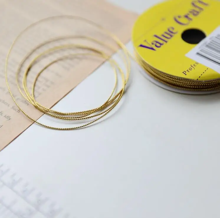 10 Meter Silver Gold Thin DIY Sewing Headband Making Lace Fabric Tape Trim Hot Sale Delicate trim | Дом и сад