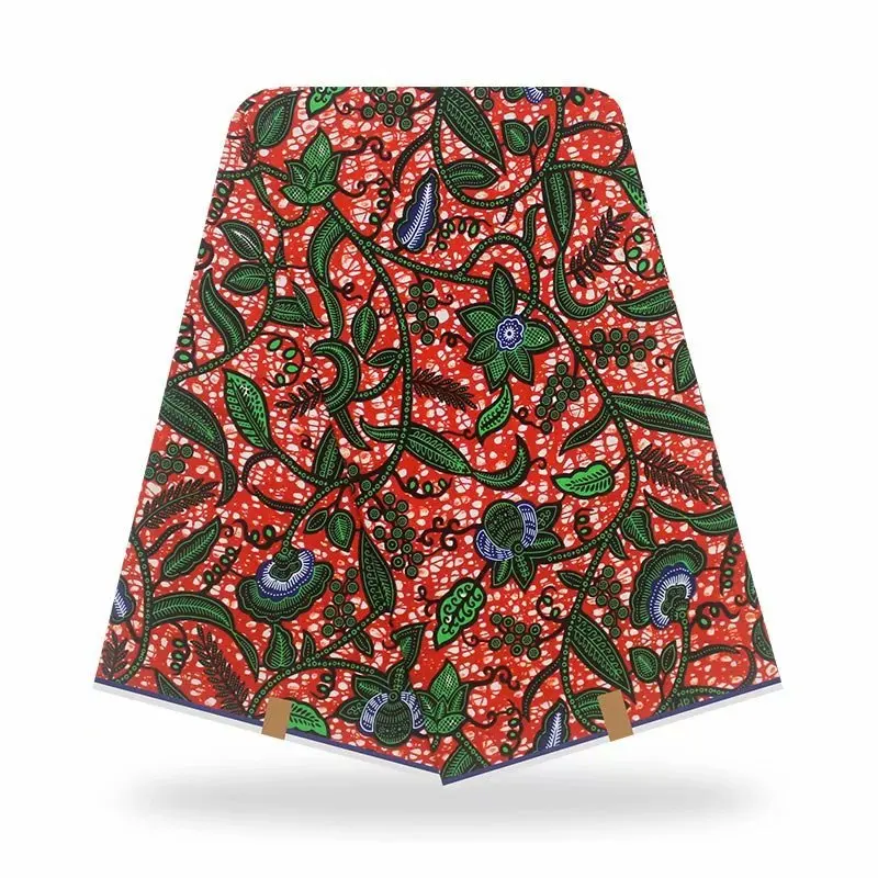 

2020 Newest design african real wax fabric wax prints beautiful Ankara wax Style fabric 6 yards Nigeria wax fabric