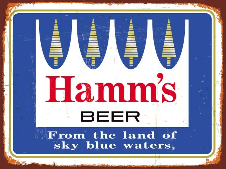 

Hamm's Beer Vintage Replica Tin Sign