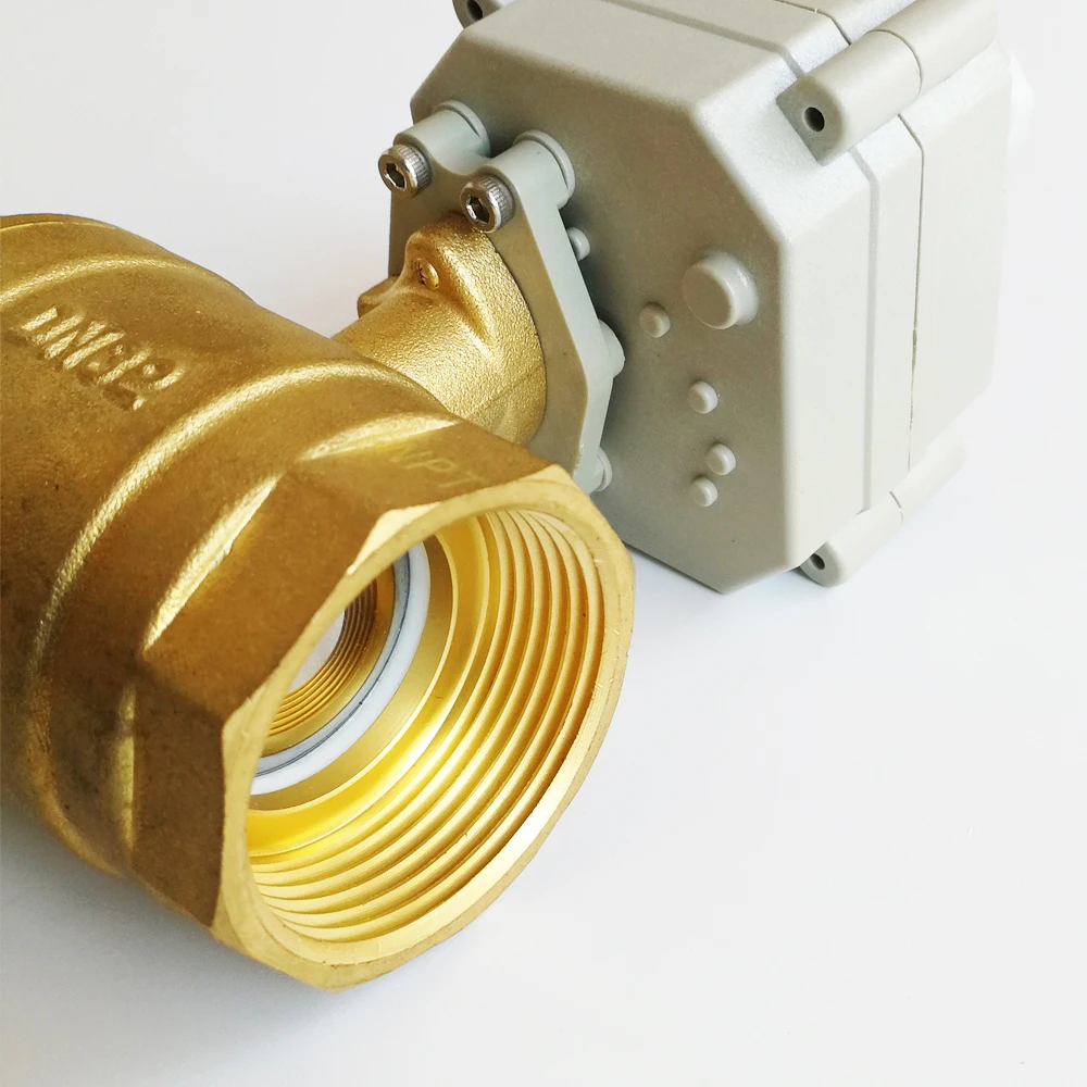 Фото TF32-B2-B AC/DC9V-24V BSP/NPT 1-1/4'' Normal Open Normally Closed Electric Motorized Valve With Manual Override 2 Way DN32 TF32-B2-B AC/DC9V-24V BSP/NPT 1-1/4'' Normal Open Normally Closed Electric Motorized Valve With Manual Override 2 Way DN32
