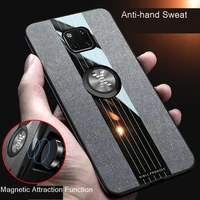 for huawei mate 20 x case buiness magnet car ring holder for huawei mate 20 cover conque case fabric mate 20 40 30 pro 20x case