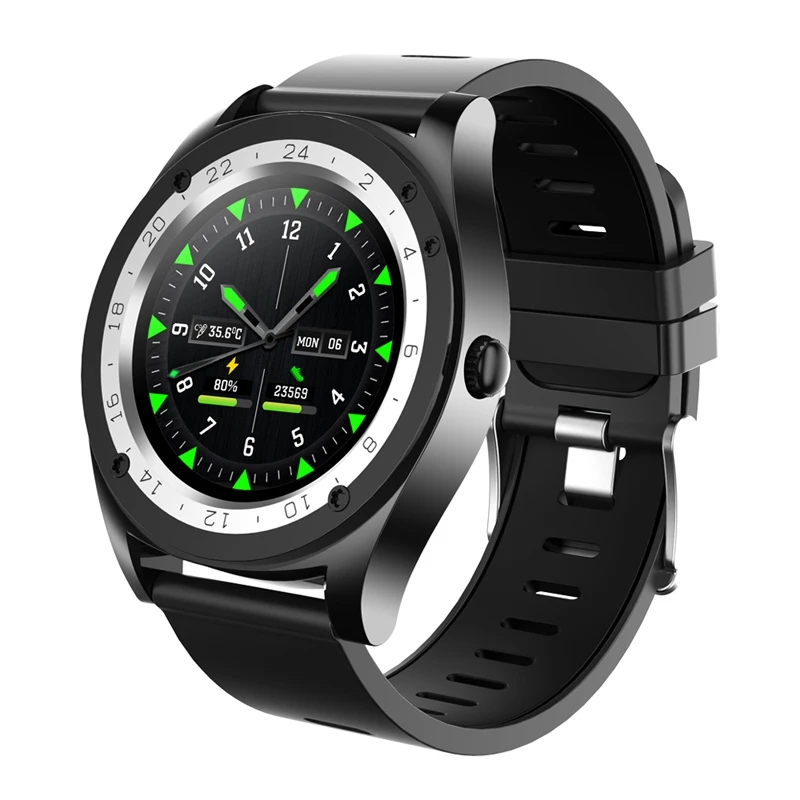 

Sport Smart Watch Android for Men Bluetooth Heart Rate Monitor with Weather Report Smartwatch for iPhone