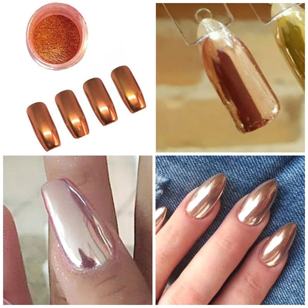 Nails Dust Polish Powder Mirror Effect Pigment Manicure Nail Art Decoration 2g | Красота и здоровье