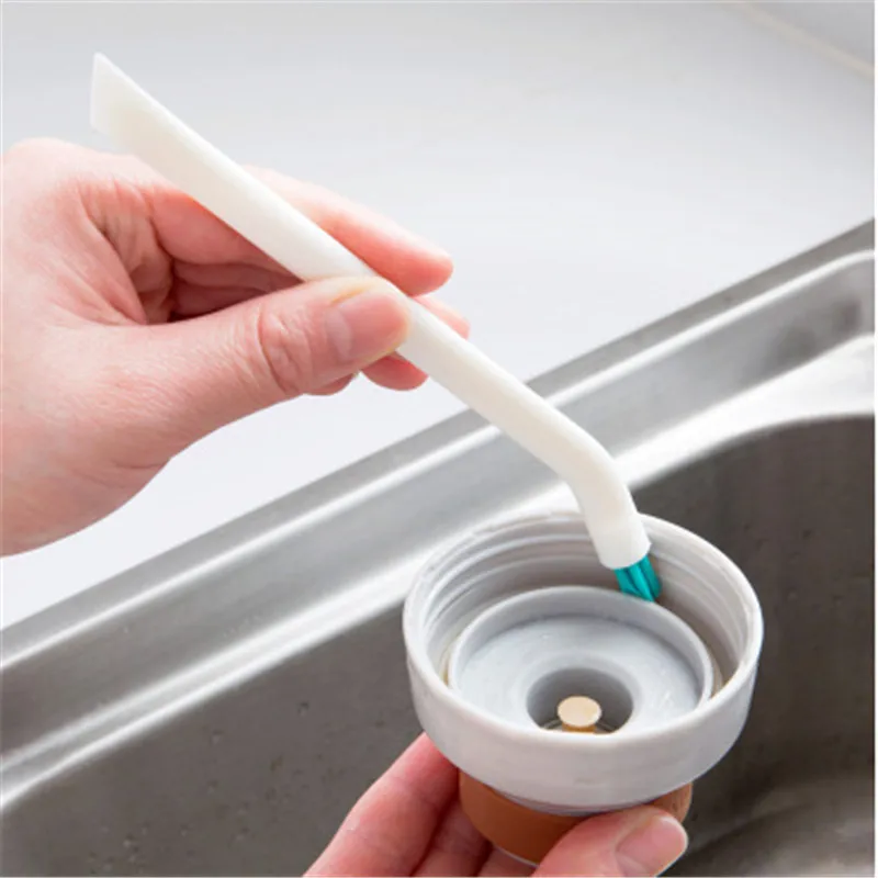 

2pcs/set Cleaning Narrow Brush Long Handle Portable Gap Clothes Baby Milk Bottle Gap Cleaning Brushes Household Kitchen Tools