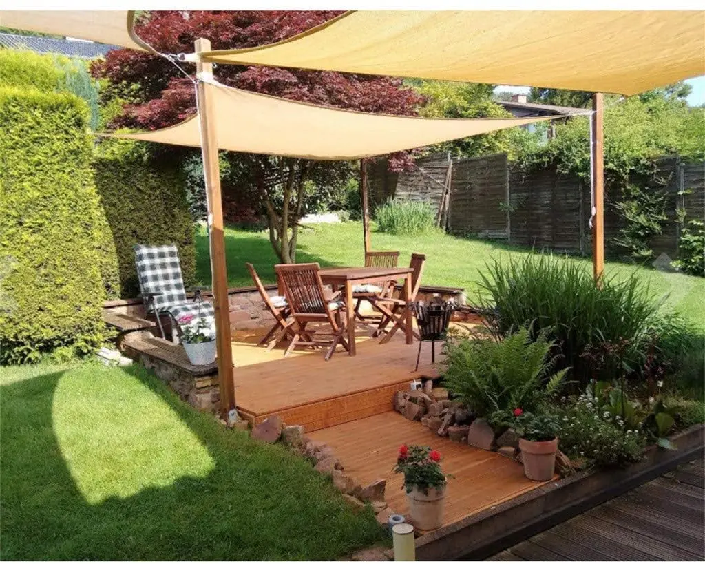 

Anti-UV Sun Shade Sail Large 9 Size Outdoor Shelter Sail Cover Canopy Awnings For Garden Canopy Pool Partio Camping Waterproof