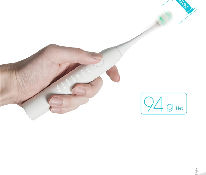 Waterproof Electric Toothbrush Cleaning Whitening USB Charging Sonic Toothbrush with DuPont Heads