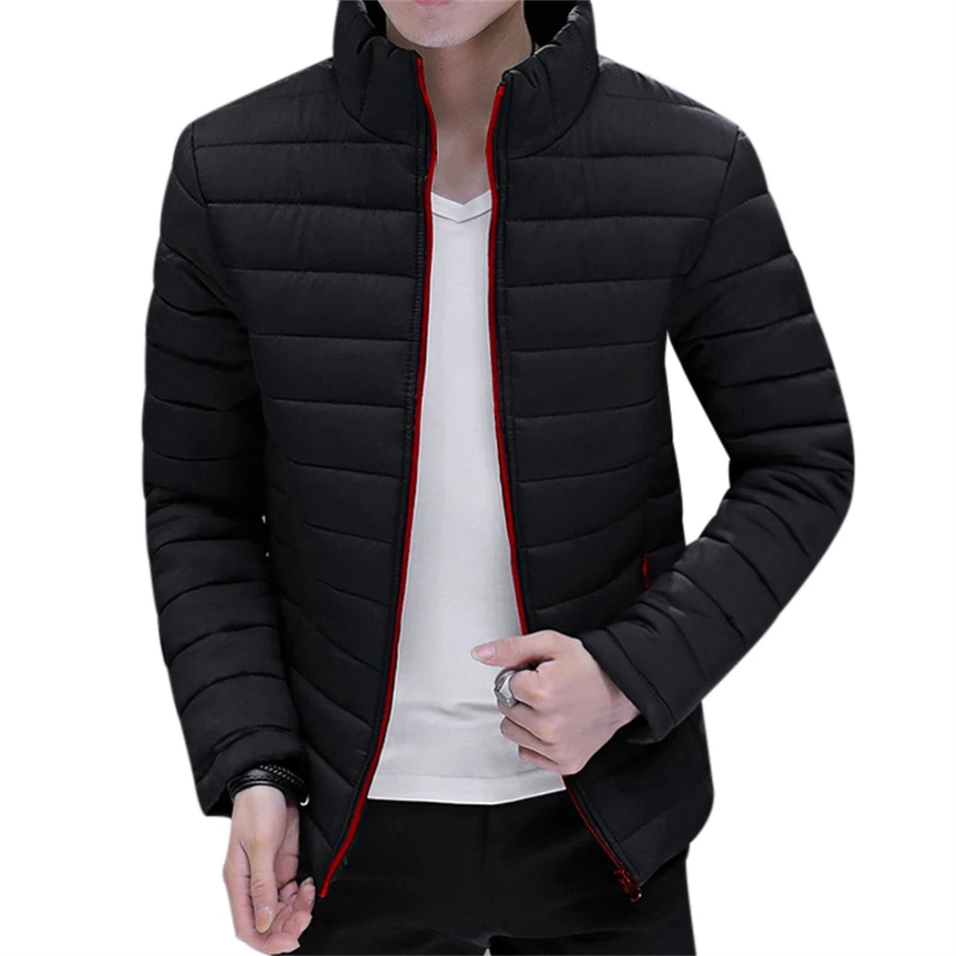 Мужские парки красивая зимняя мужская хлопковая одежда молодежное толстое