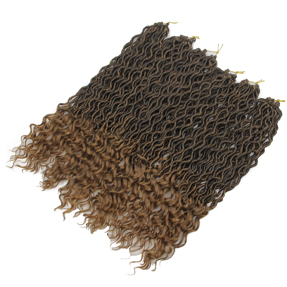 Вязание крючком богиня локс волосы для наращивания вязанные пряди Омбре