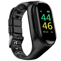 rgtopone new design mens smart watch waterproof bluetooth headphone heart rate couple wristband bracelet clock for android ios