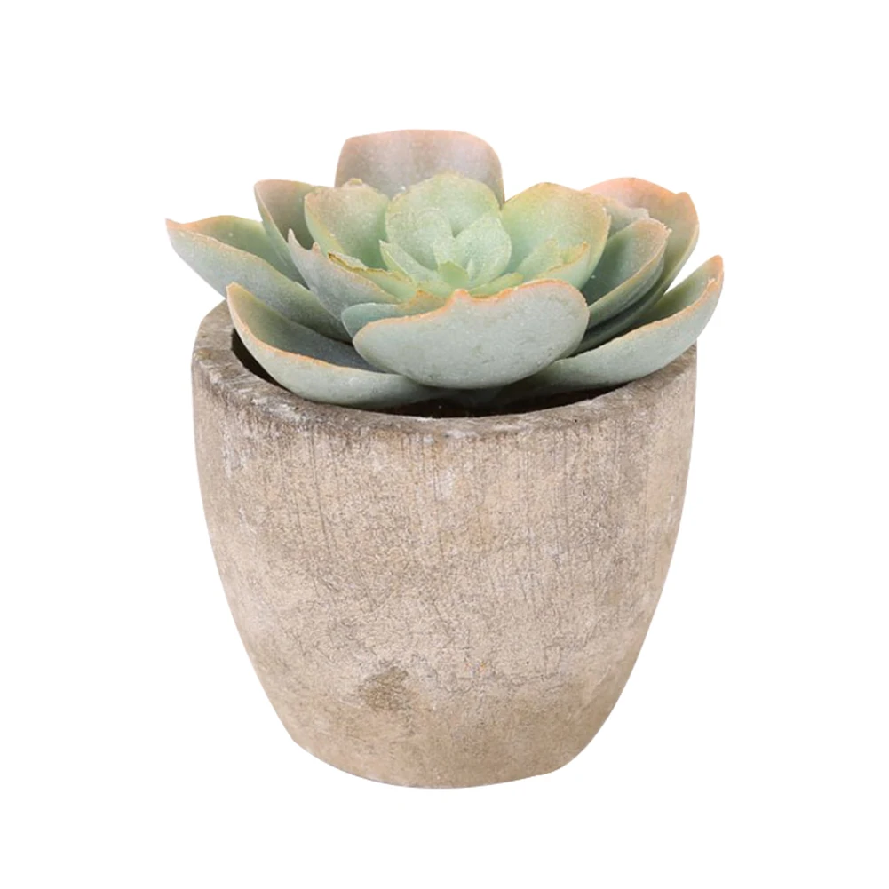 

1Piece Simulation Succulents Bonsai Flower Simulation Potted Succulents Potted Small Ornaments Decoration Plants for Home Room