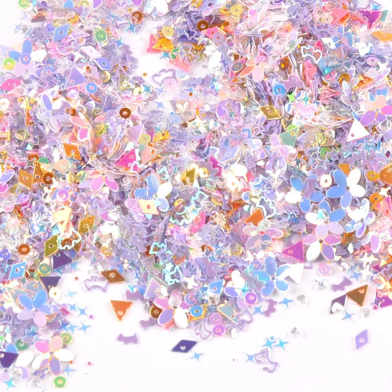 10 г новые ПВХ свободные блестки/nis горячий цвет пайеток шитье ремесло DIY одежды