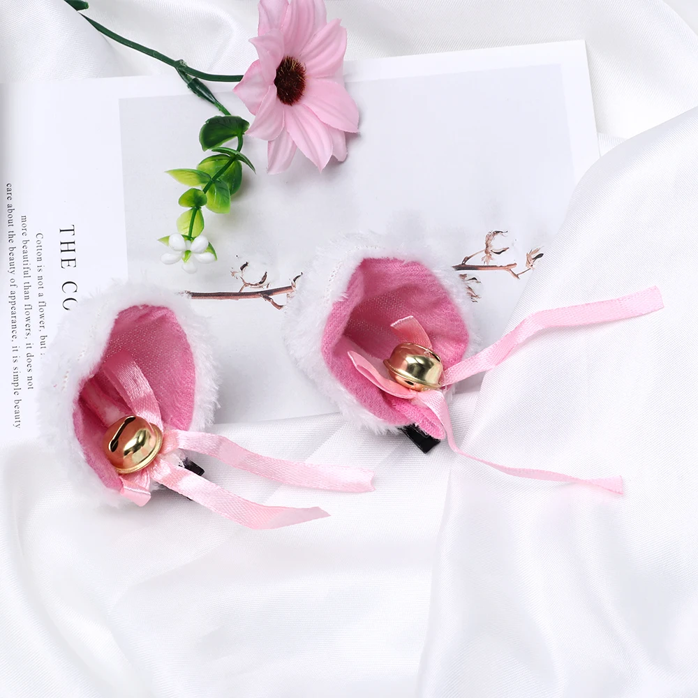 Повязка для волос с кошачьими ушками девочек милая плюшевая повязка на голову