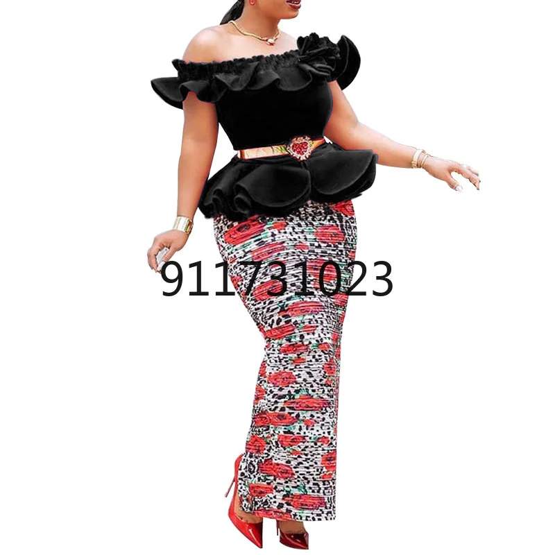 Африканские платья для женщин весна-осень 2021 Африканское женское длинное платье