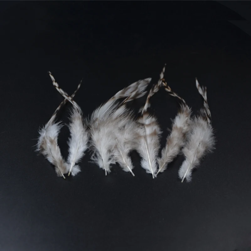 Новые 30 шт./пакет 2 дополнительных цветов мушек полосатой петушиные перья