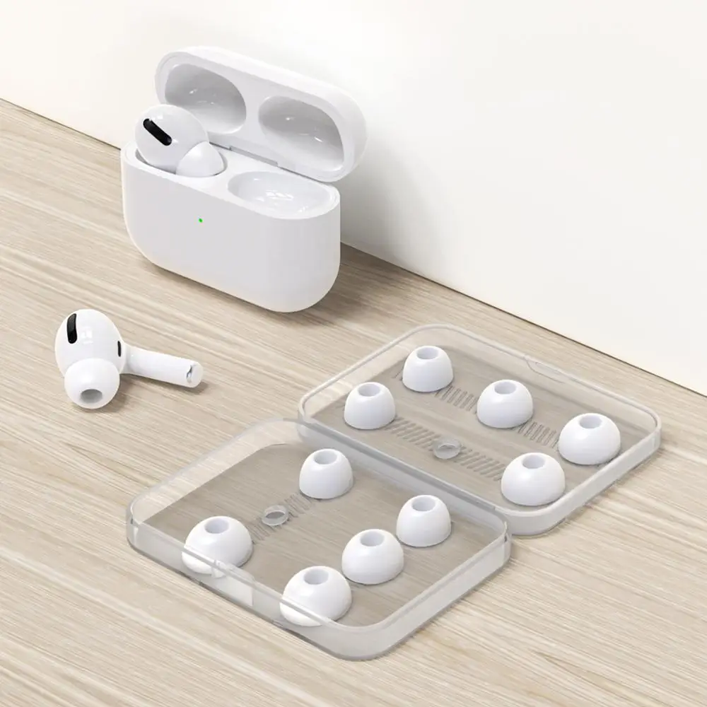 Силиконовые амбушюры с шумоподавлением для Airpods Pro 6 пар Сменные наушники