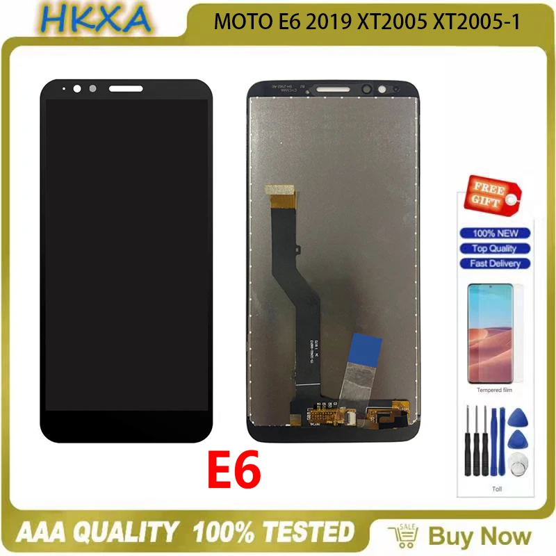 

OriginalFor Motorola MOTO E6 2019 XT2005 XT2005-1 XT2005-3 XT2005-4 XT2005-5 Touch Screen Digitizer Assembly Black ToolS